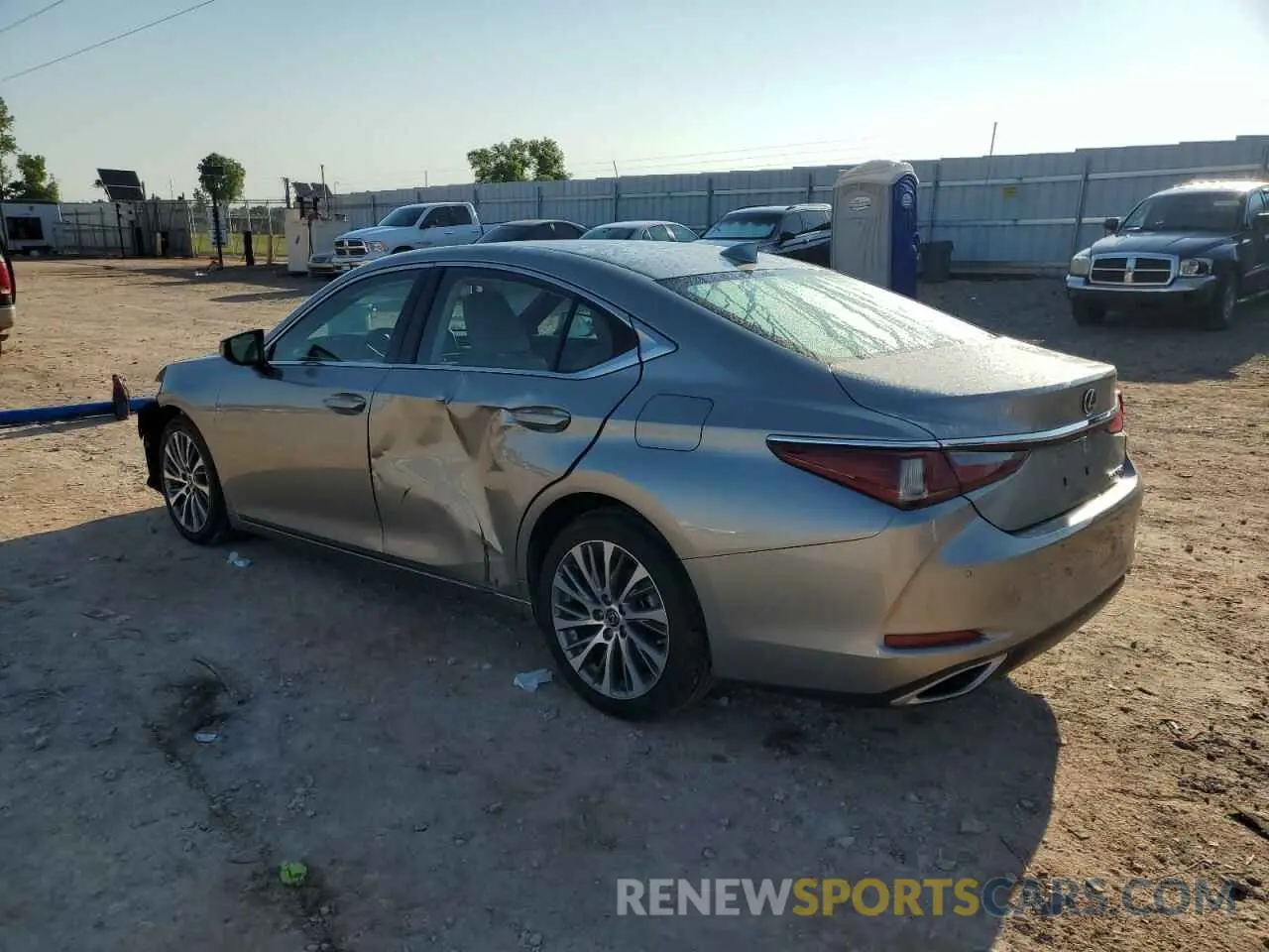 2 Photograph of a damaged car 58ADZ1B13LU074422 LEXUS ES350 2020
