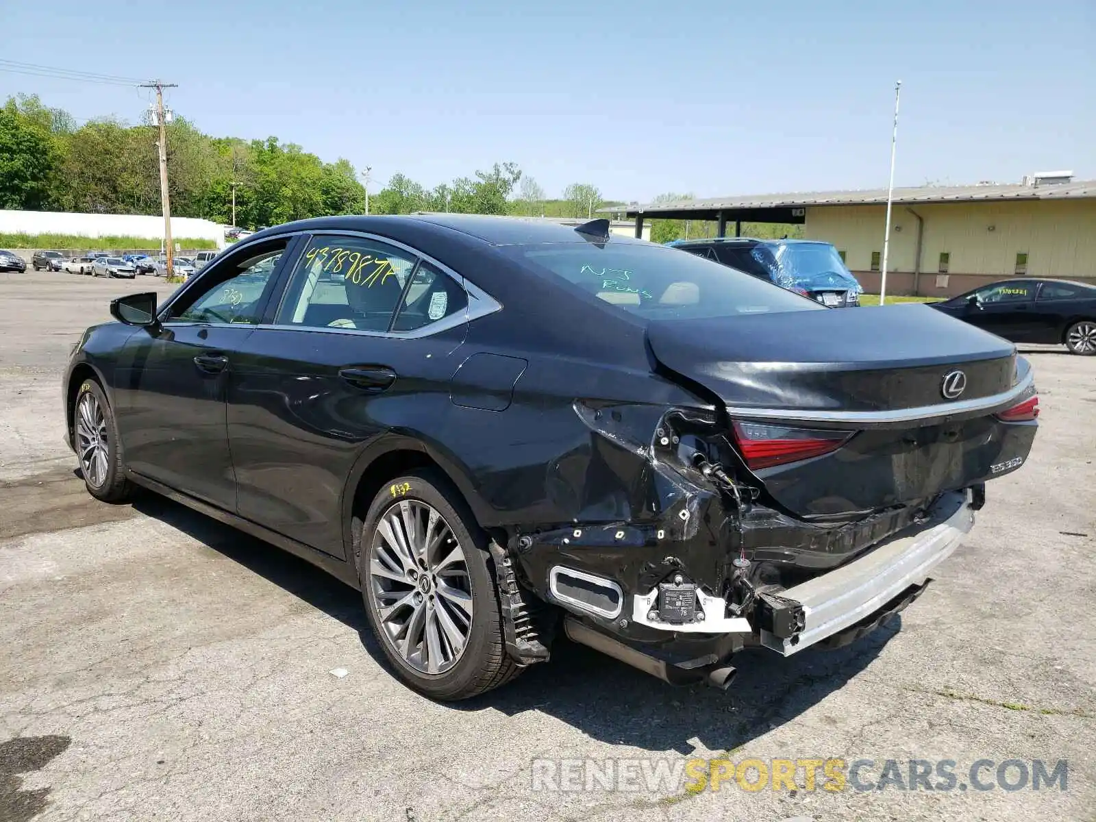 3 Photograph of a damaged car 58ADZ1B15LU051644 LEXUS ES350 2020