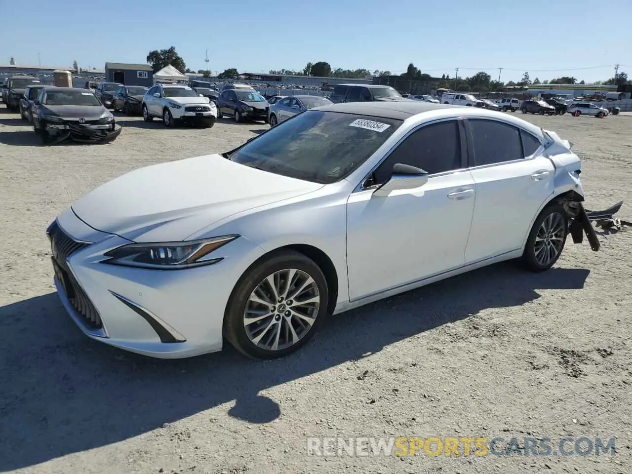 1 Photograph of a damaged car 58ADZ1B15LU070484 LEXUS ES350 2020