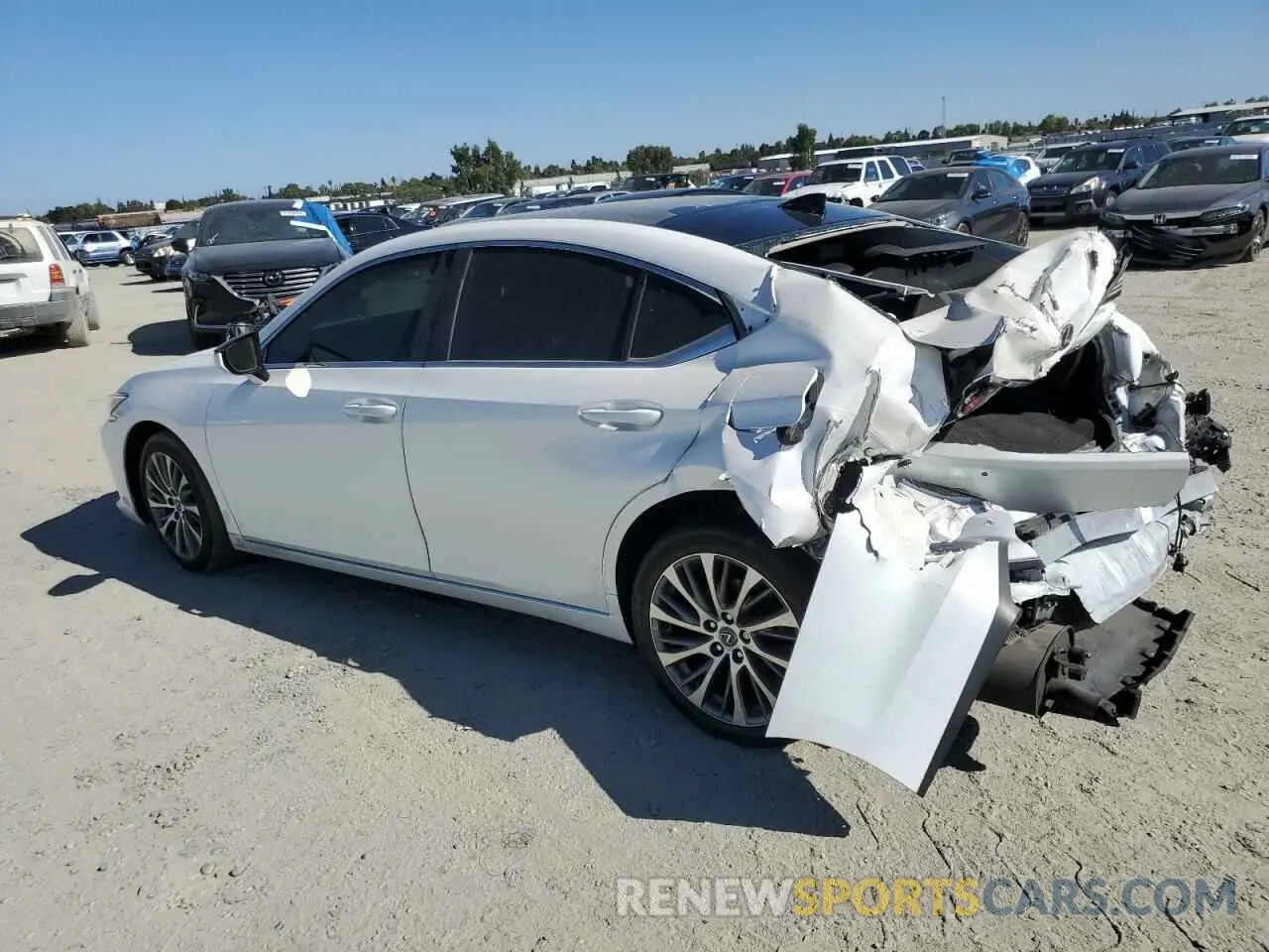 2 Photograph of a damaged car 58ADZ1B15LU070484 LEXUS ES350 2020