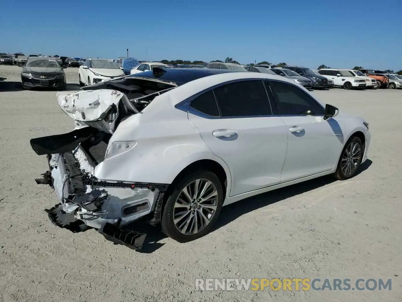 3 Photograph of a damaged car 58ADZ1B15LU070484 LEXUS ES350 2020