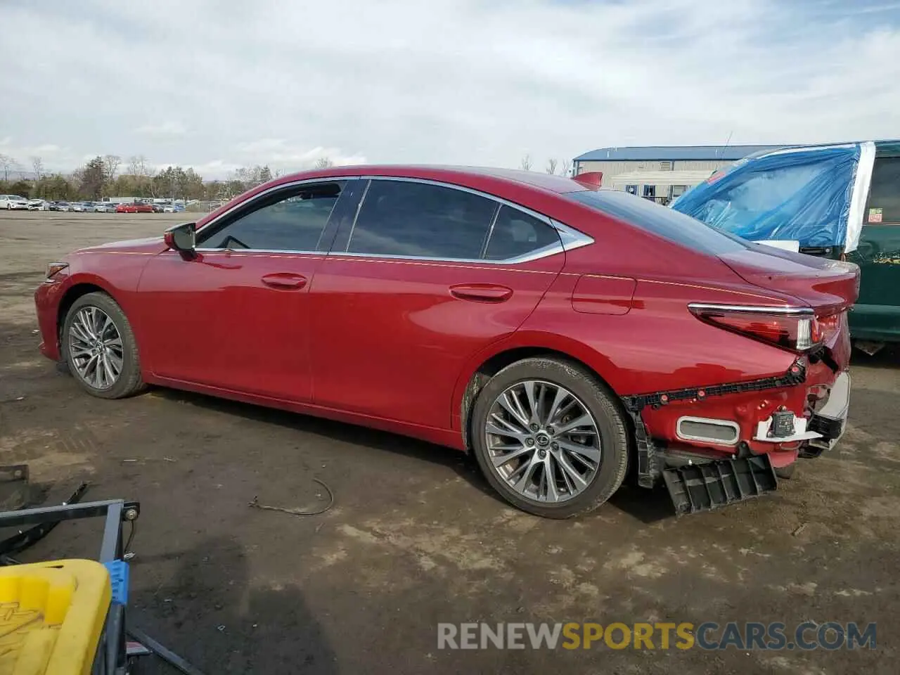 2 Photograph of a damaged car 58ADZ1B15LU077676 LEXUS ES350 2020