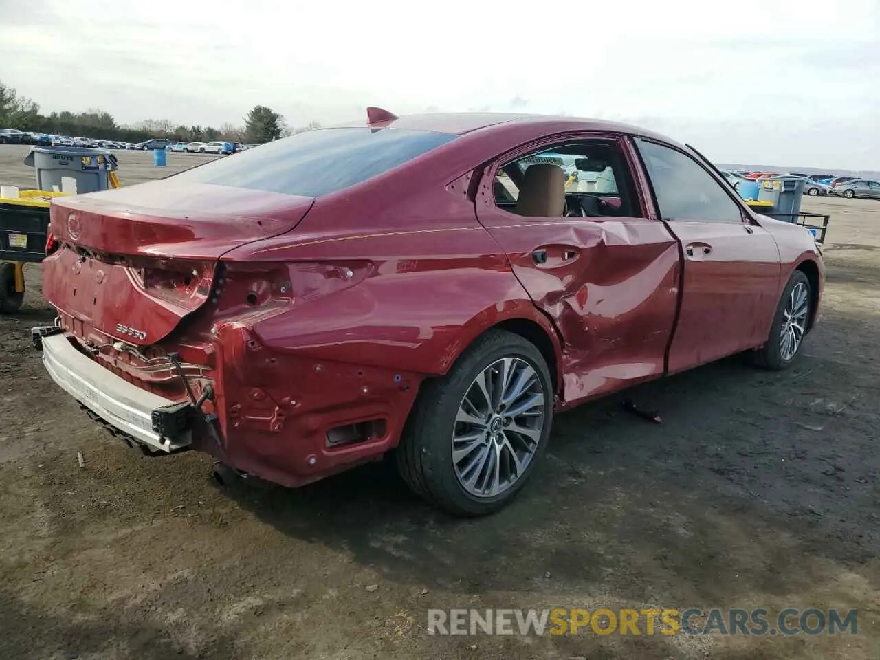 3 Photograph of a damaged car 58ADZ1B15LU077676 LEXUS ES350 2020