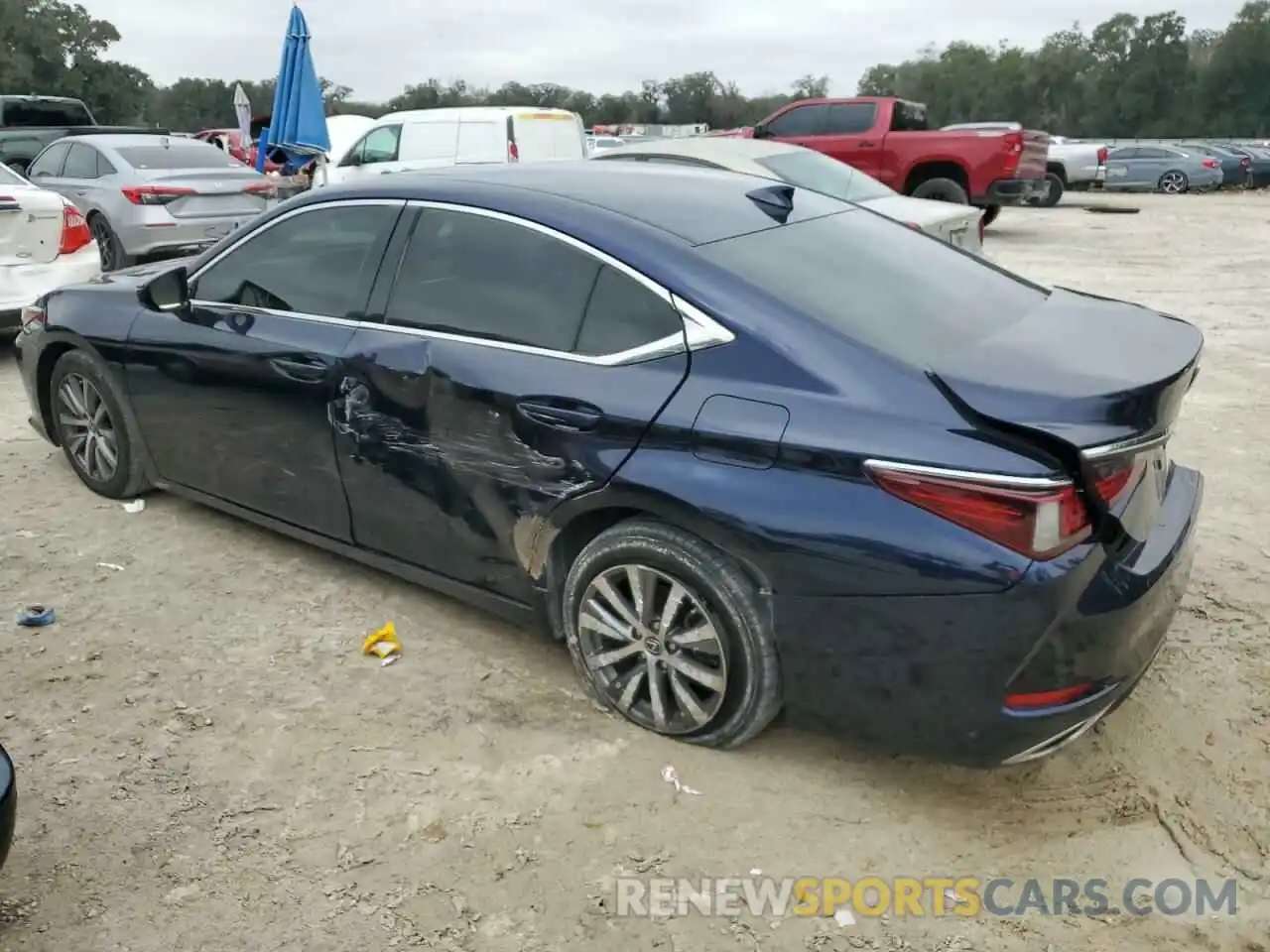 2 Photograph of a damaged car 58ADZ1B16LU057517 LEXUS ES350 2020