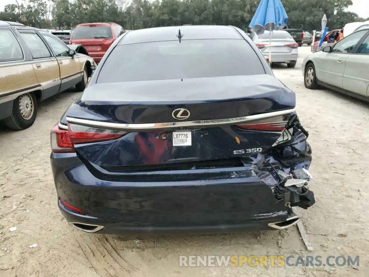 6 Photograph of a damaged car 58ADZ1B16LU057517 LEXUS ES350 2020