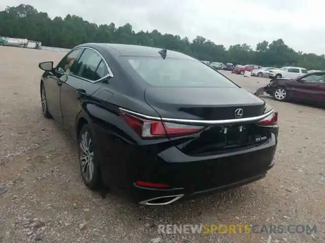 3 Photograph of a damaged car 58ADZ1B16LU058408 LEXUS ES350 2020