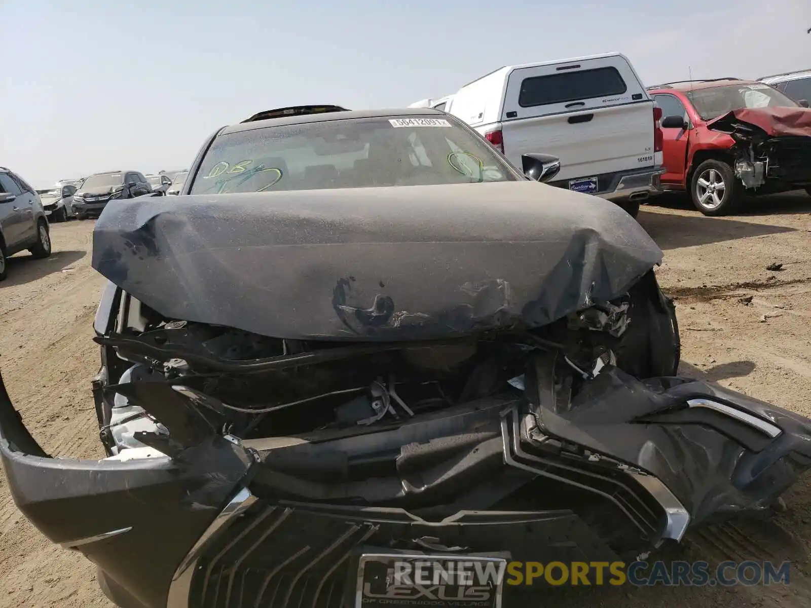 9 Photograph of a damaged car 58ADZ1B16LU065455 LEXUS ES350 2020