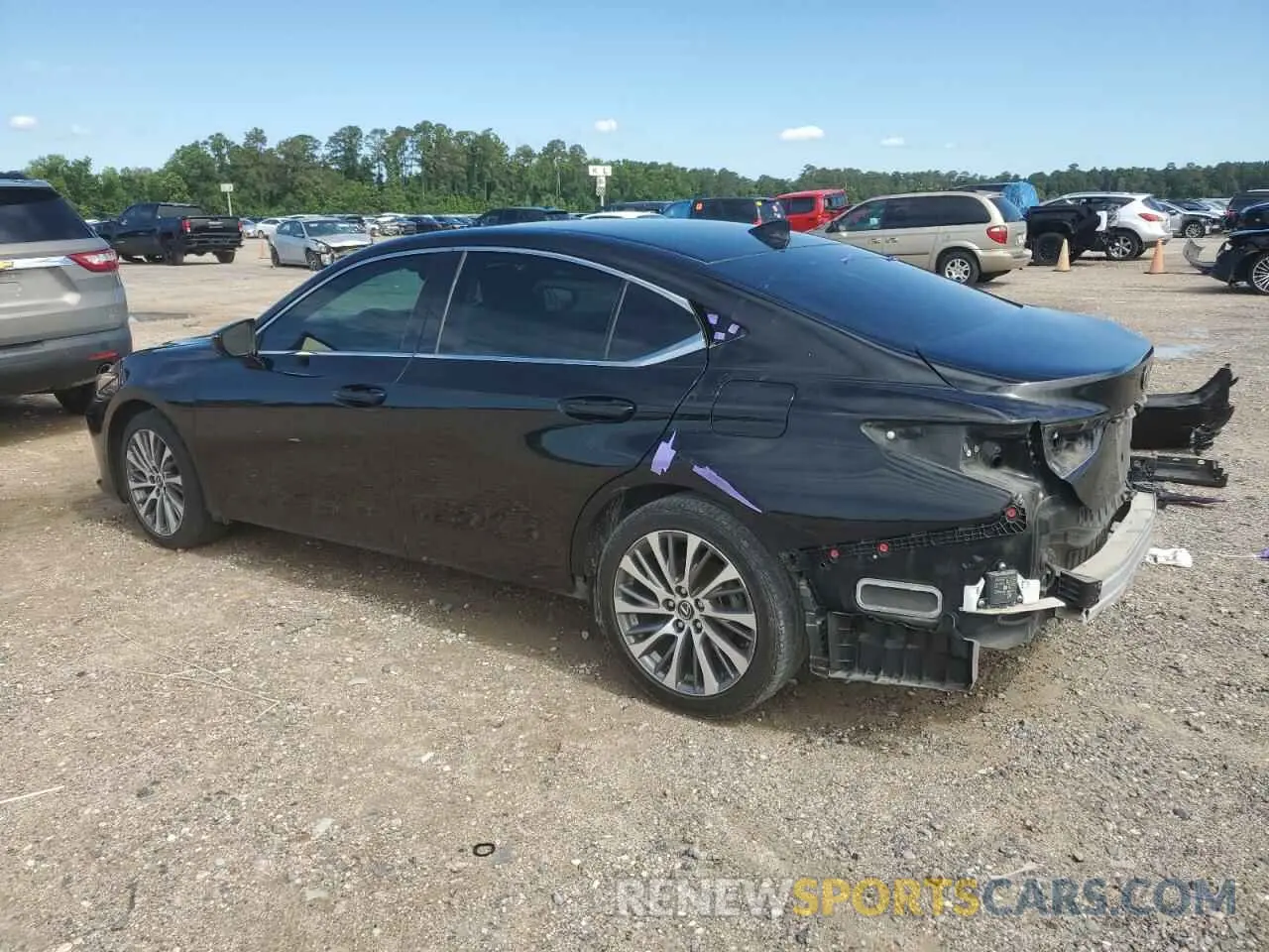 2 Photograph of a damaged car 58ADZ1B16LU070039 LEXUS ES350 2020