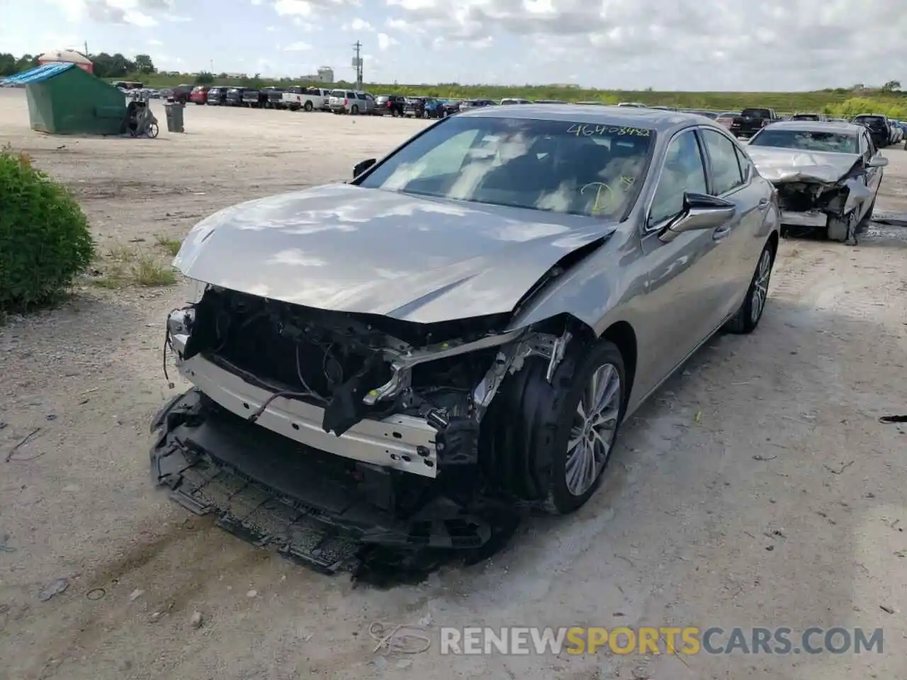 2 Photograph of a damaged car 58ADZ1B17LU064492 LEXUS ES350 2020