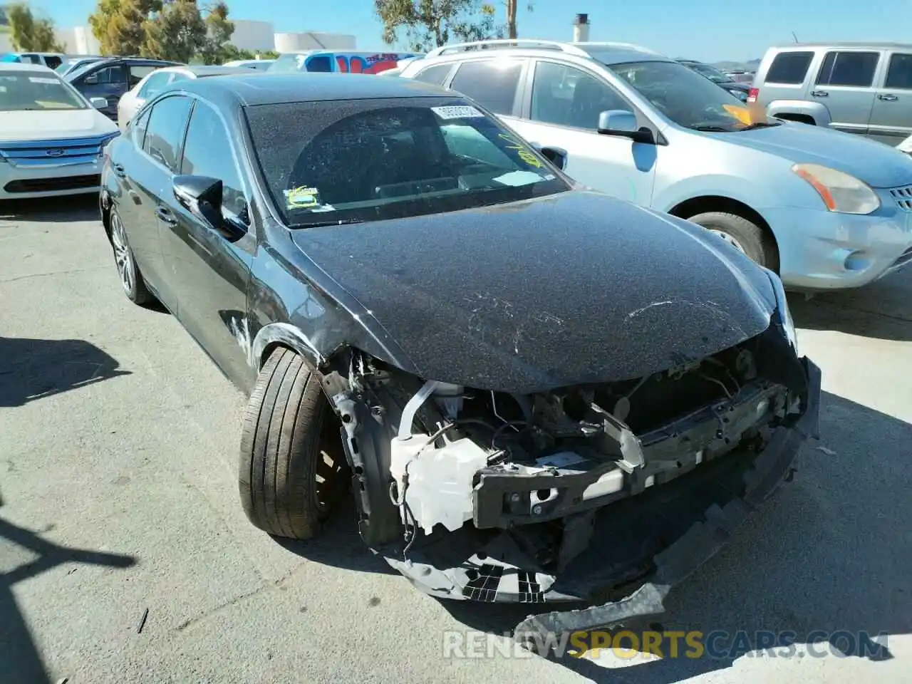 1 Photograph of a damaged car 58ADZ1B18LU056577 LEXUS ES350 2020