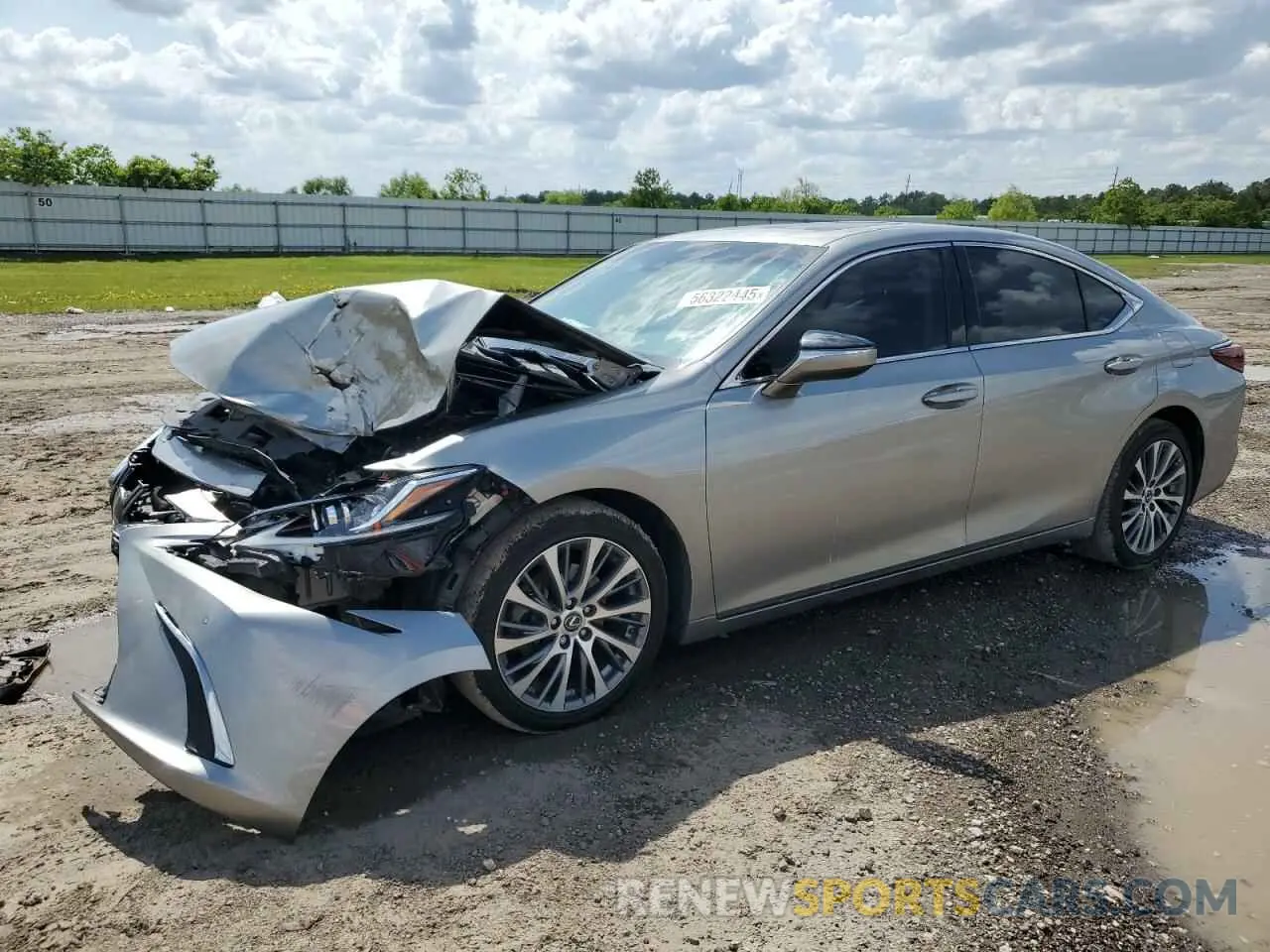 1 Photograph of a damaged car 58ADZ1B19LU080967 LEXUS ES350 2020