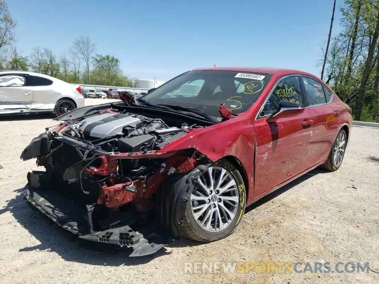 2 Photograph of a damaged car 58ADZ1B1XLU066933 LEXUS ES350 2020