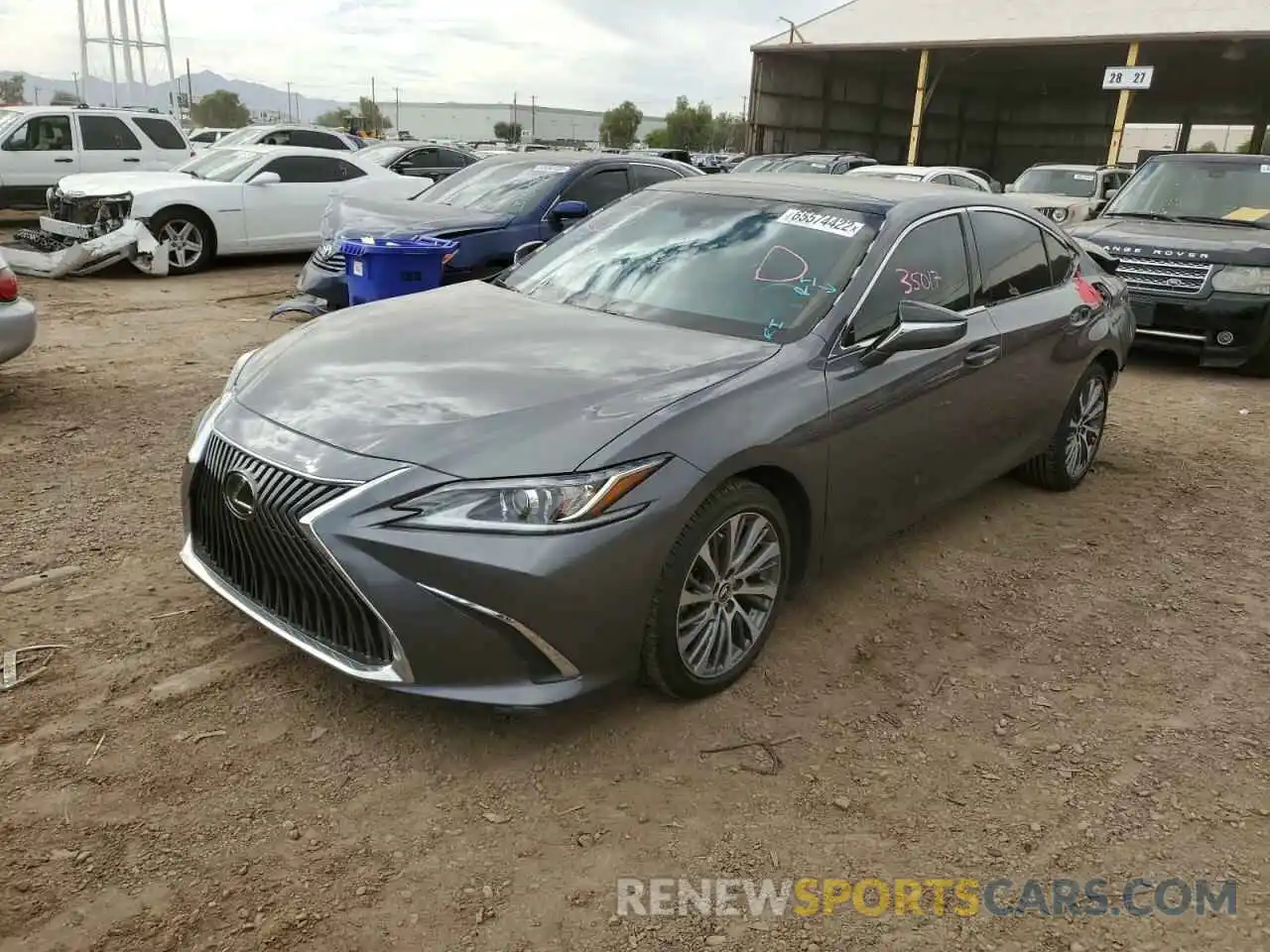 2 Photograph of a damaged car 58ADZ1B1XLU070609 LEXUS ES350 2020