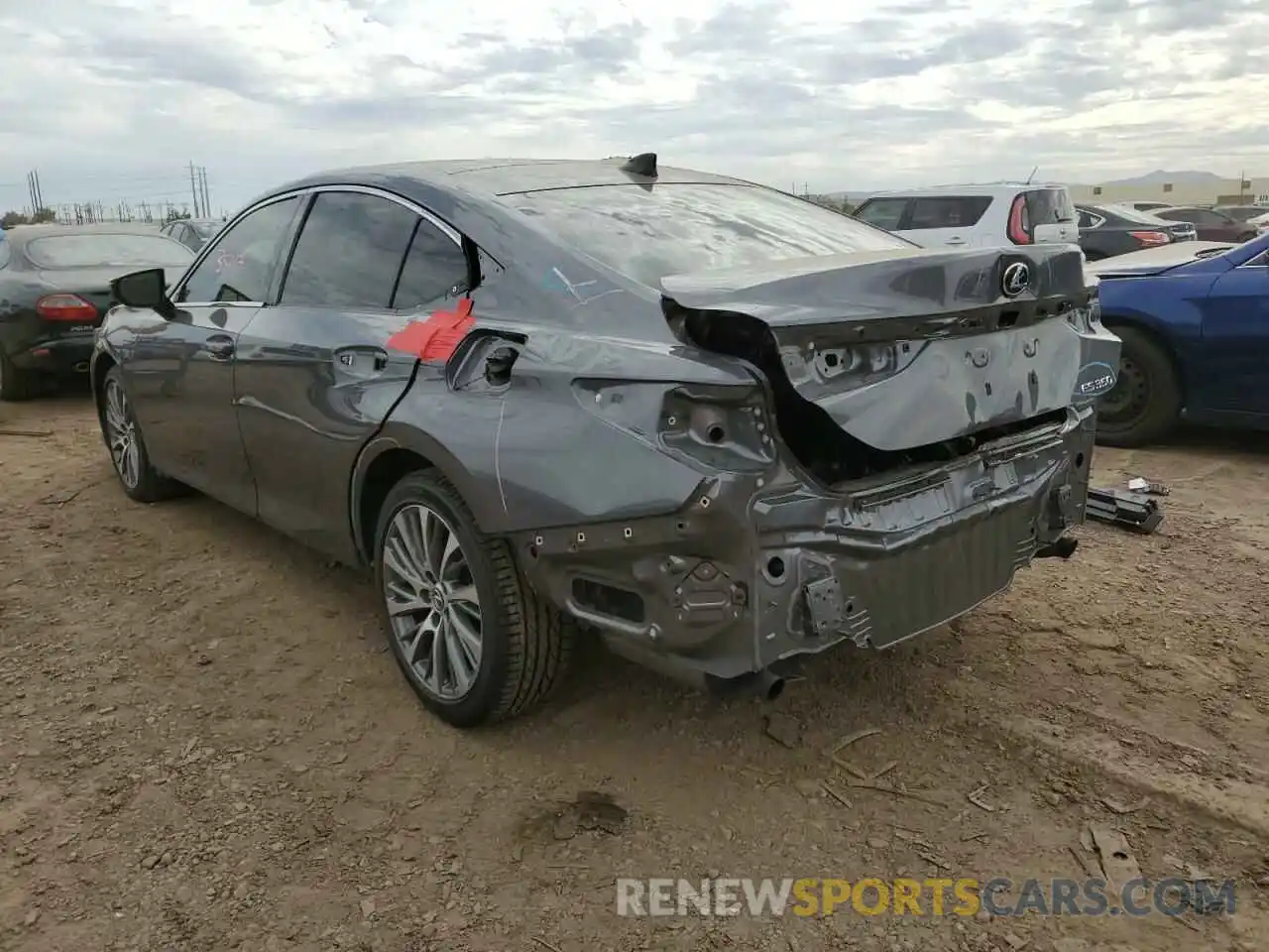 3 Photograph of a damaged car 58ADZ1B1XLU070609 LEXUS ES350 2020