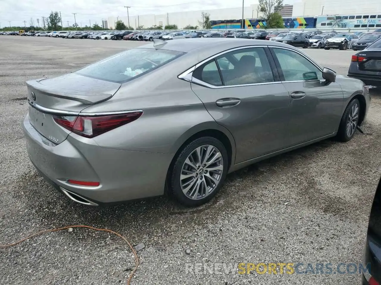 3 Photograph of a damaged car 58ADZ1B1XLU075504 LEXUS ES350 2020