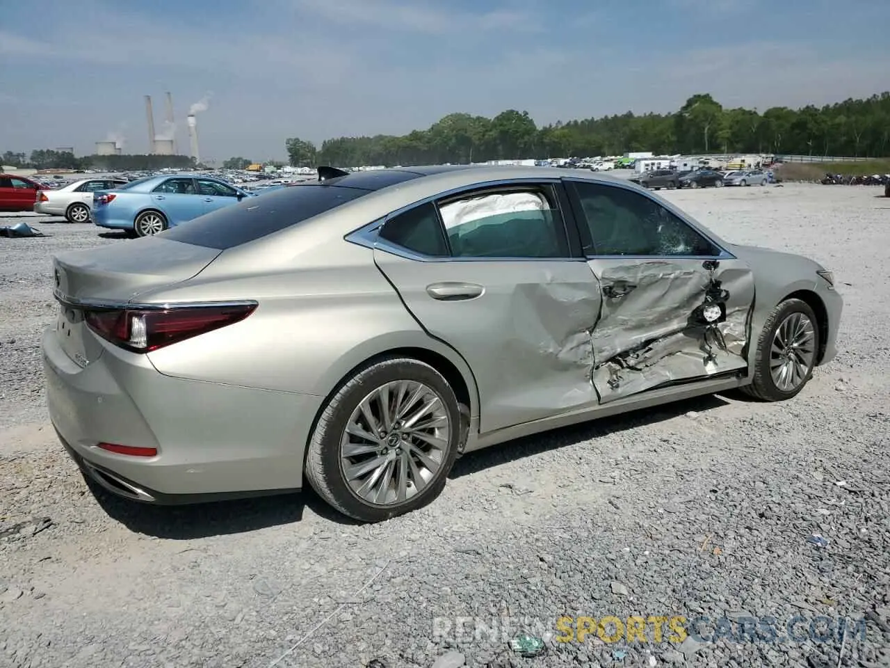 3 Photograph of a damaged car 58AEZ1B1XLU053572 LEXUS ES350 2020