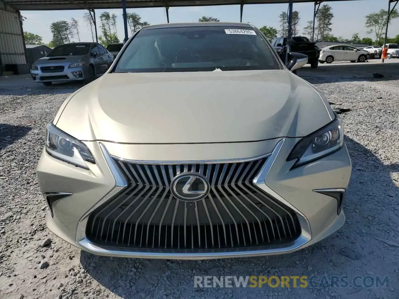 5 Photograph of a damaged car 58AEZ1B1XLU053572 LEXUS ES350 2020