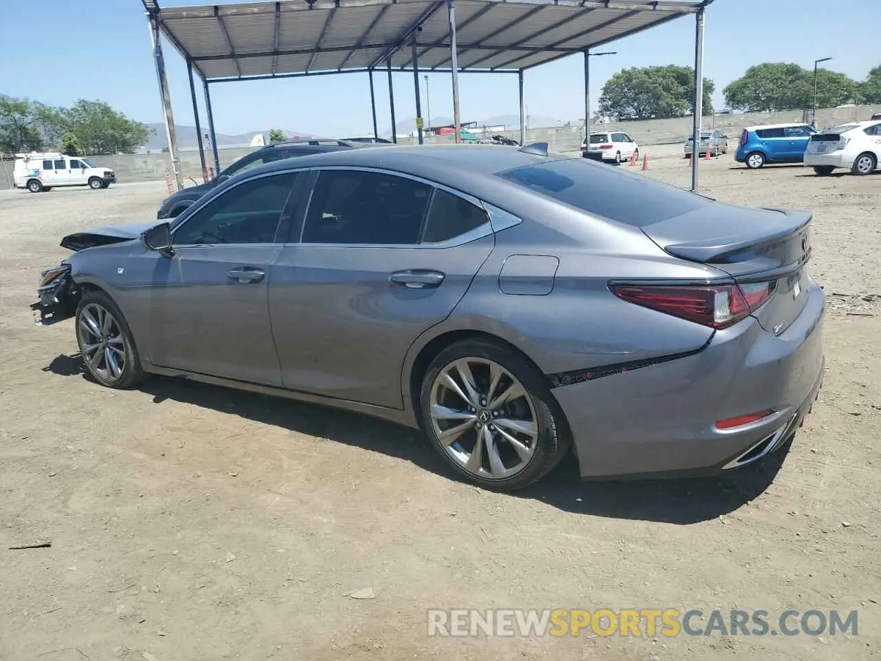 2 Photograph of a damaged car 58AGZ1B17LU071410 LEXUS ES350 2020
