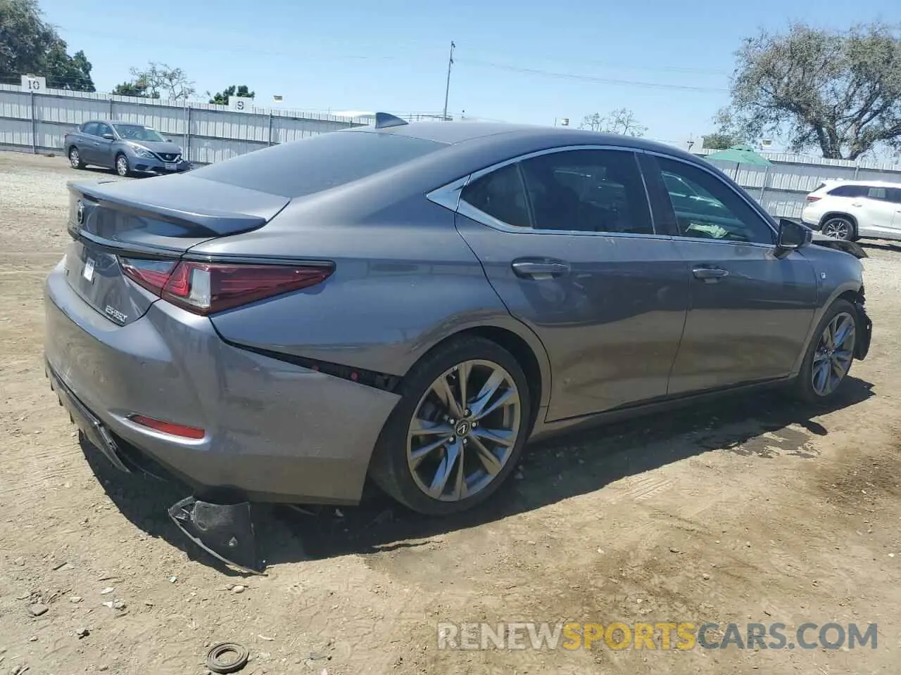 3 Photograph of a damaged car 58AGZ1B17LU071410 LEXUS ES350 2020