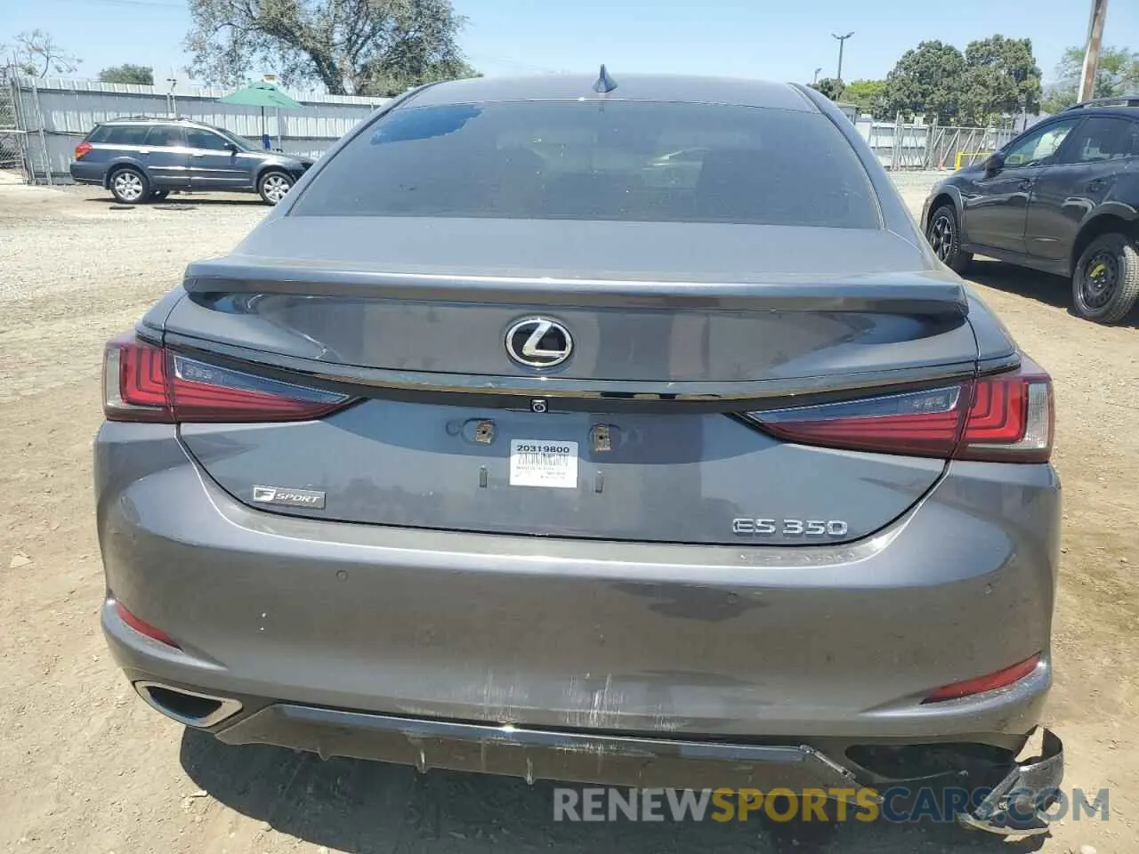 6 Photograph of a damaged car 58AGZ1B17LU071410 LEXUS ES350 2020