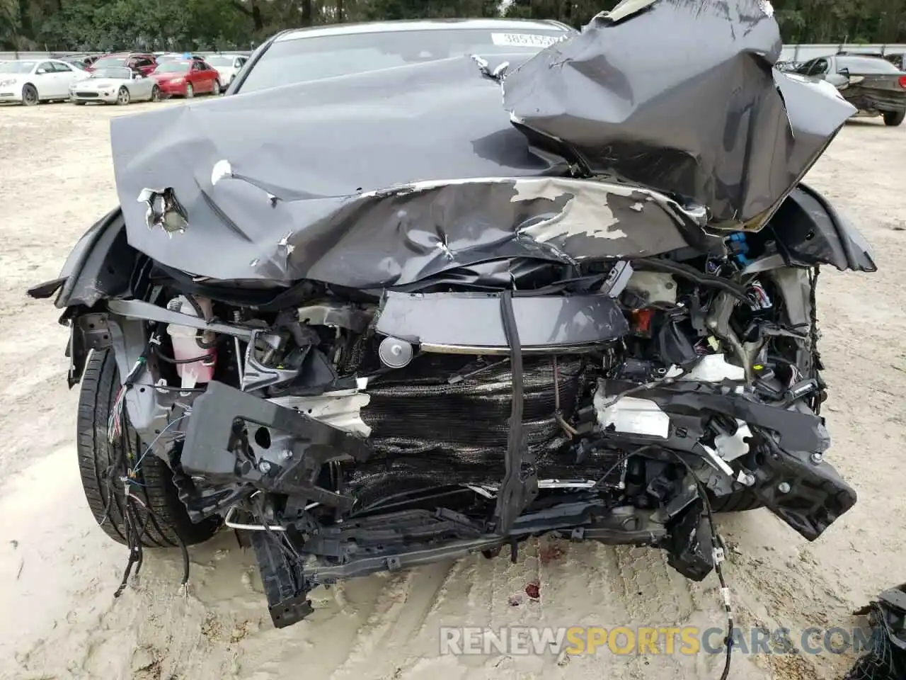 9 Photograph of a damaged car 58AGZ1B18LU056527 LEXUS ES350 2020