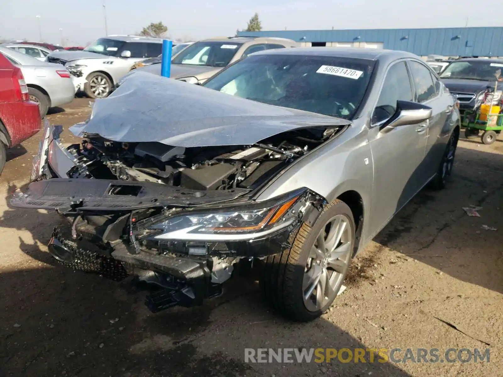 2 Photograph of a damaged car 58AGZ1B18LU065390 LEXUS ES350 2020