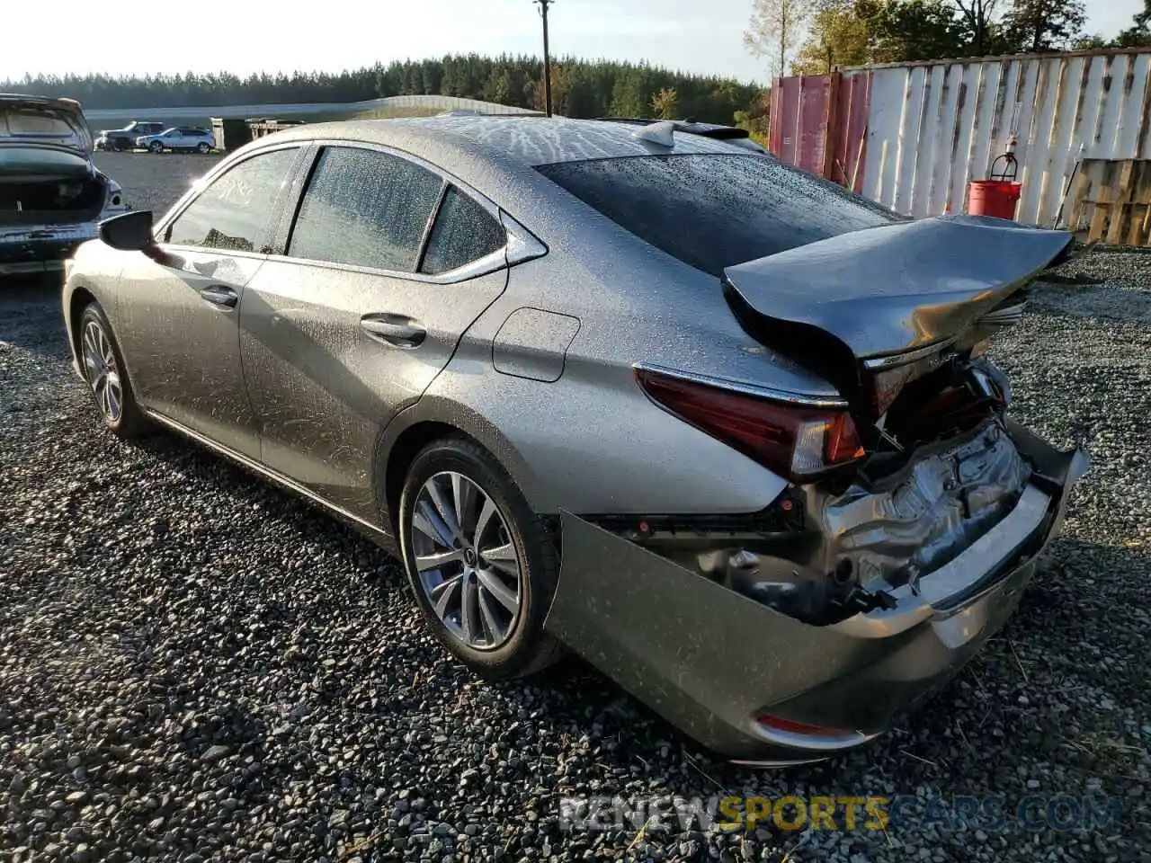 3 Photograph of a damaged car 58ACZ1B13MU087037 LEXUS ES350 2021