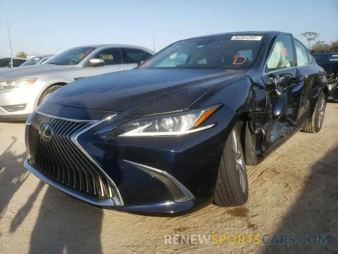 2 Photograph of a damaged car 58ACZ1B14MU086530 LEXUS ES350 2021