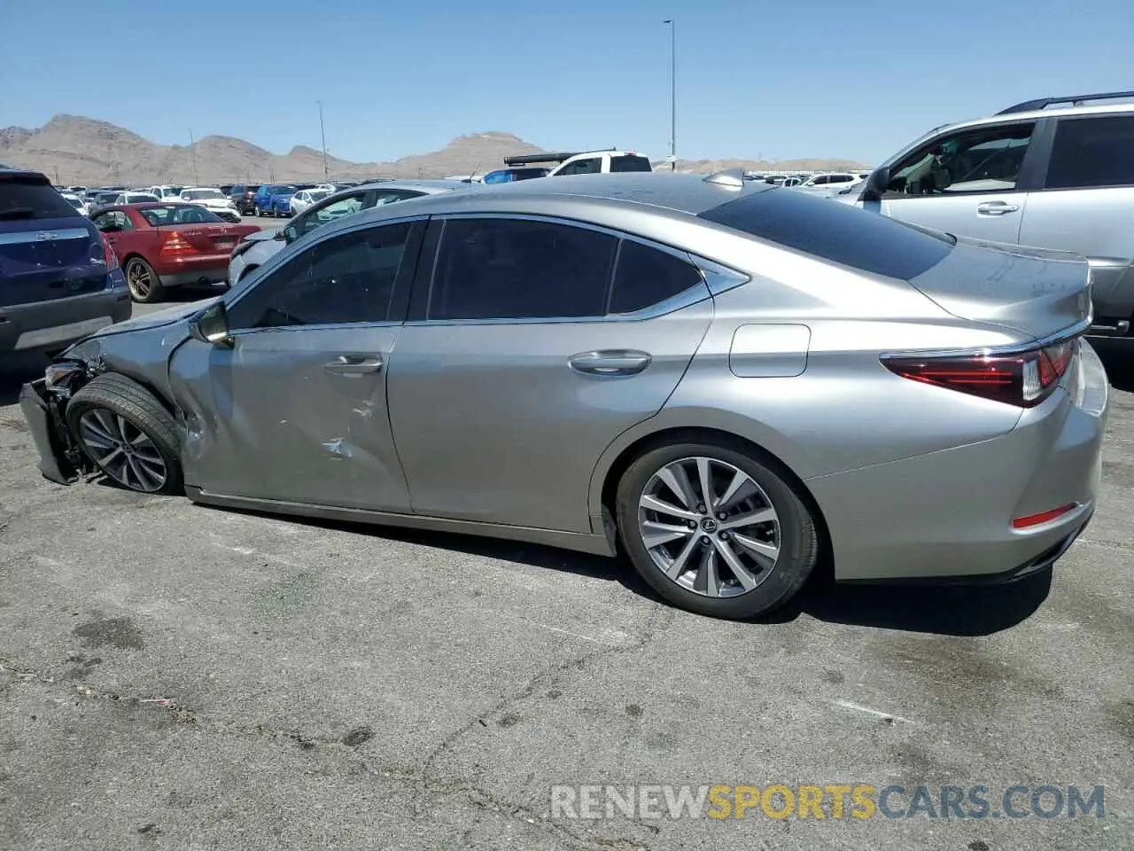 2 Photograph of a damaged car 58ACZ1B15MU088996 LEXUS ES350 2021