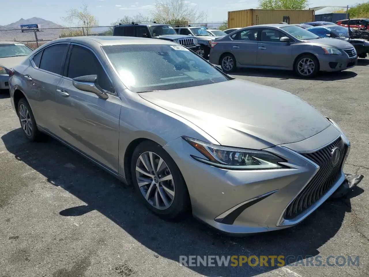 4 Photograph of a damaged car 58ACZ1B15MU088996 LEXUS ES350 2021