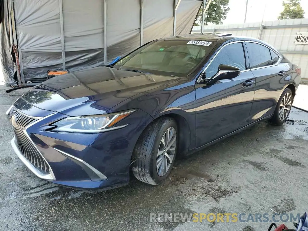 1 Photograph of a damaged car 58ACZ1B18MU082755 LEXUS ES350 2021