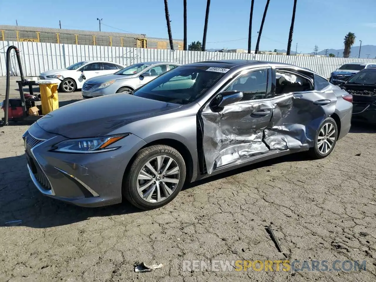 1 Photograph of a damaged car 58ACZ1B19MU088600 LEXUS ES350 2021