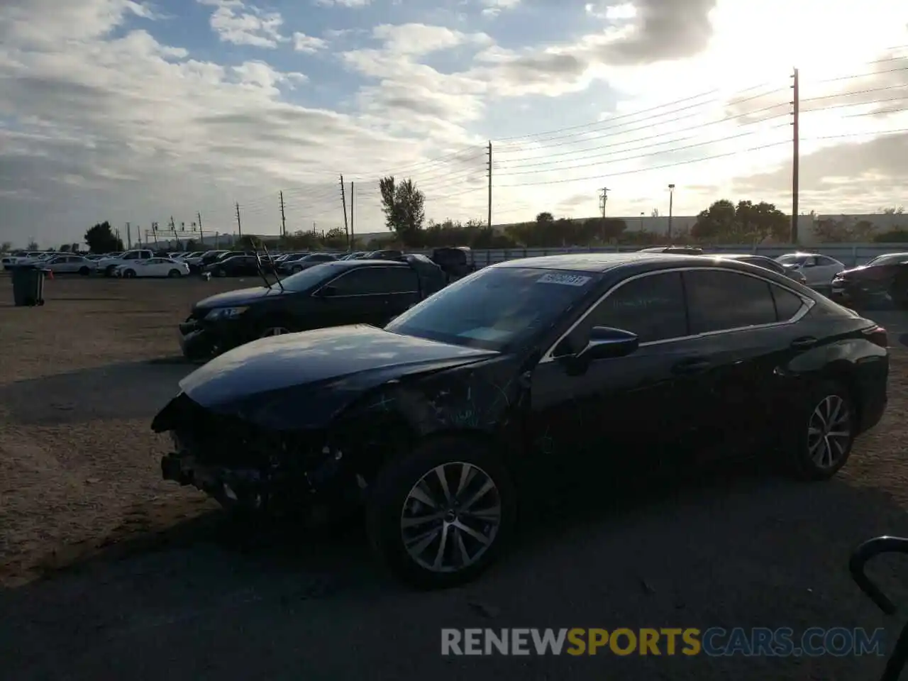 2 Photograph of a damaged car 58ACZ1B19MU102205 LEXUS ES350 2021