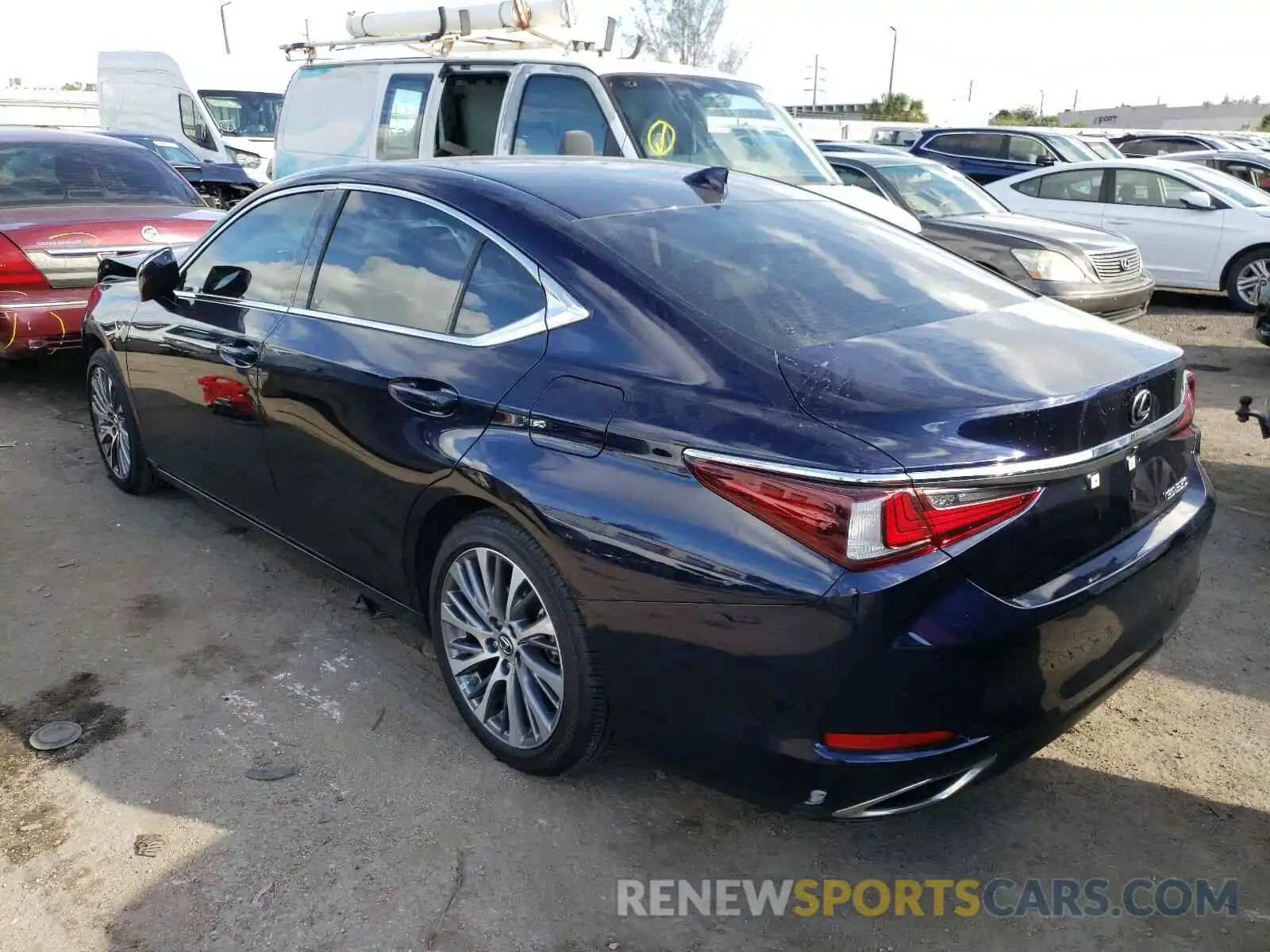 3 Photograph of a damaged car 58ADZ1B10MU083581 LEXUS ES350 2021