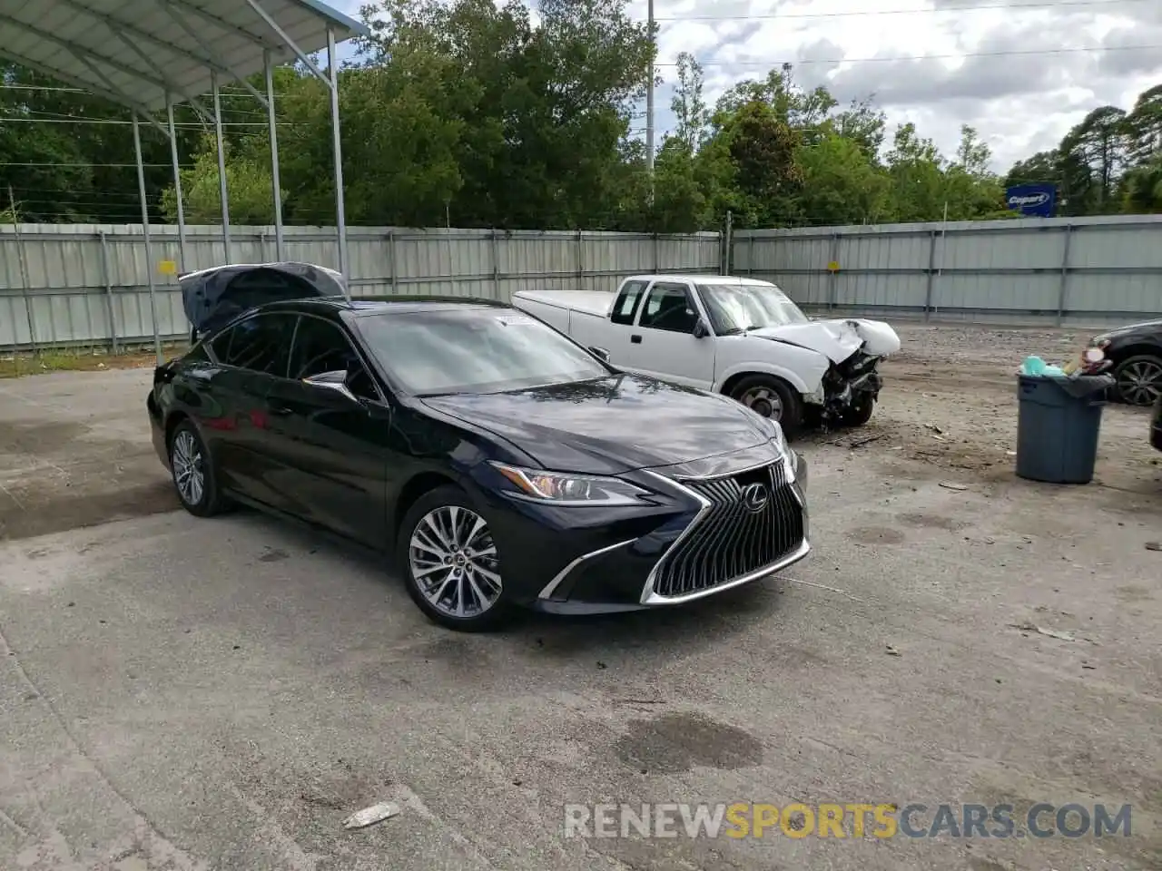 1 Photograph of a damaged car 58ADZ1B11MU085193 LEXUS ES350 2021