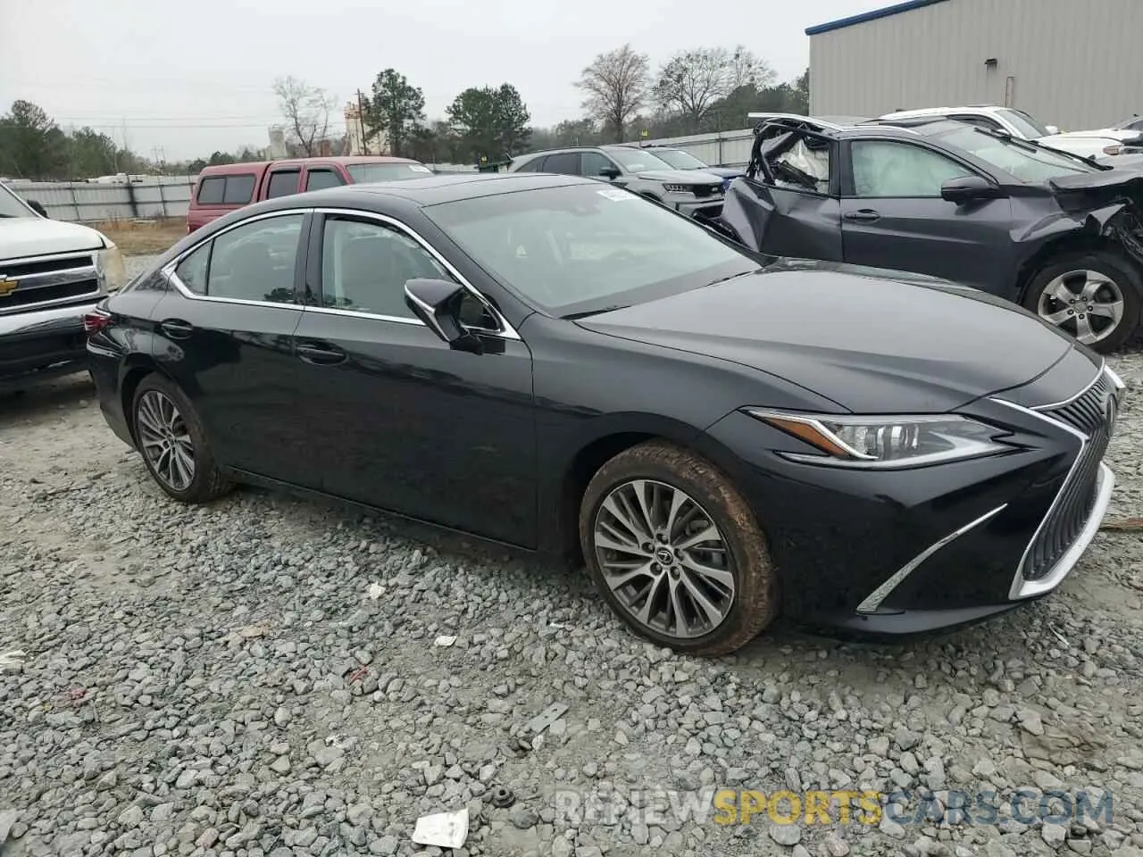 4 Photograph of a damaged car 58ADZ1B11MU104194 LEXUS ES350 2021