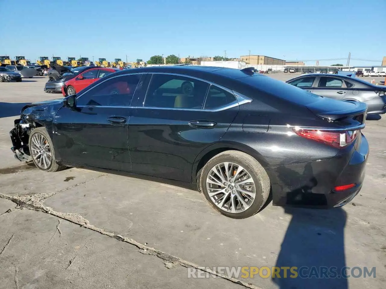 2 Photograph of a damaged car 58ADZ1B11MU107919 LEXUS ES350 2021