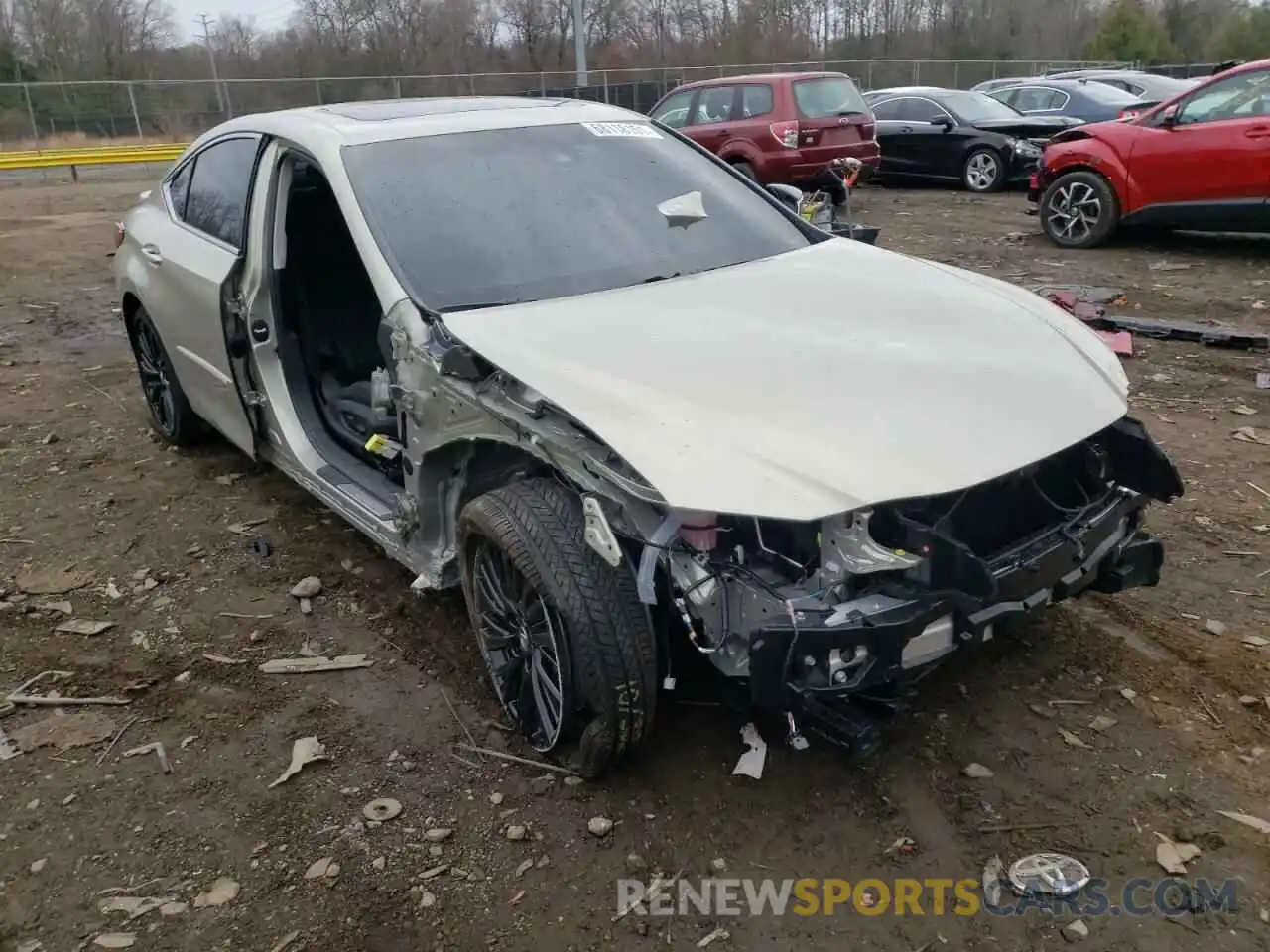 9 Photograph of a damaged car 58ADZ1B11MU108665 LEXUS ES350 2021