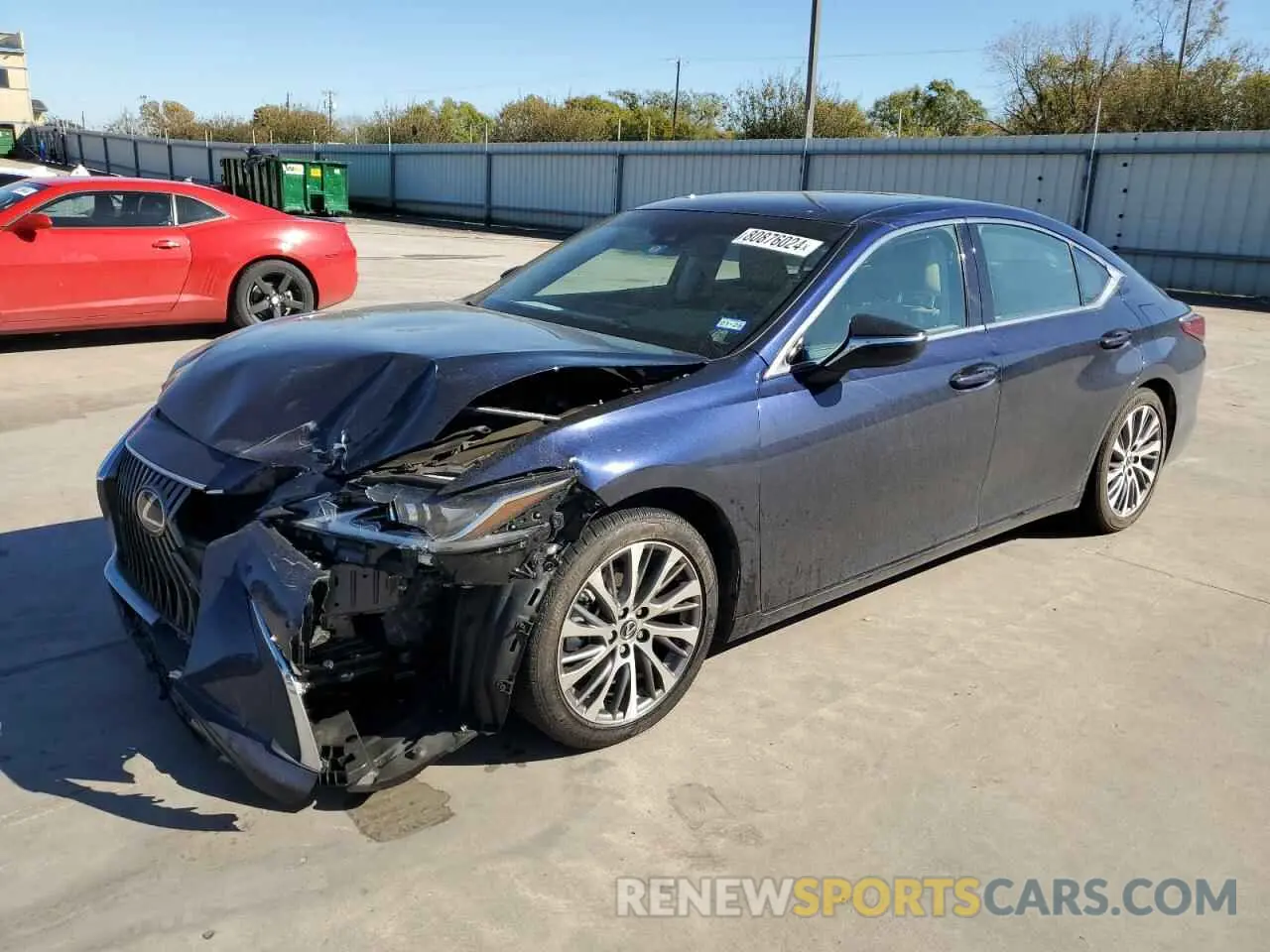 1 Photograph of a damaged car 58ADZ1B12MU090578 LEXUS ES350 2021