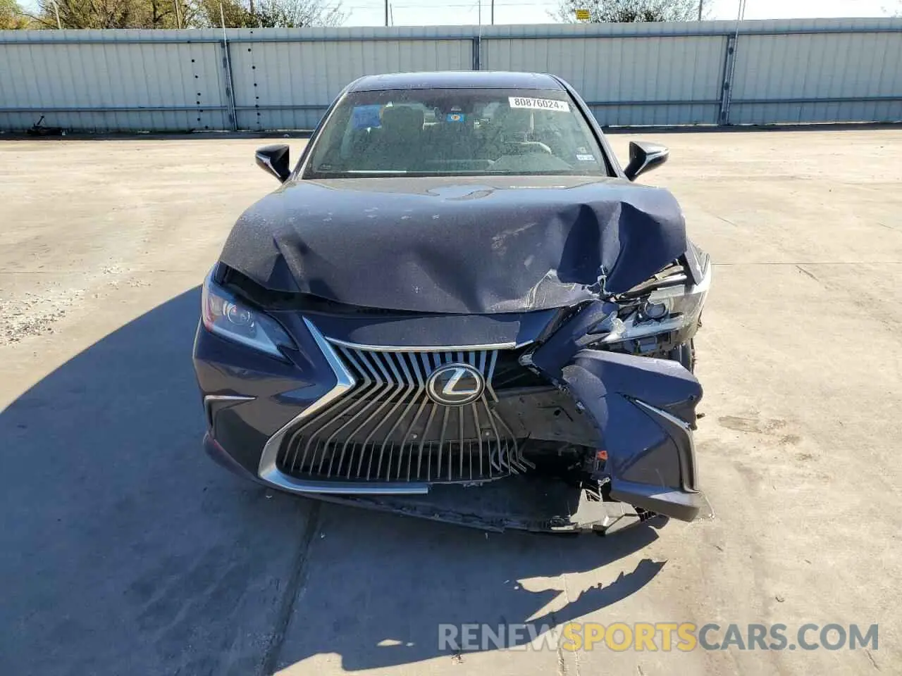 5 Photograph of a damaged car 58ADZ1B12MU090578 LEXUS ES350 2021