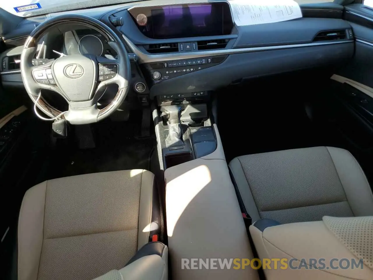 8 Photograph of a damaged car 58ADZ1B12MU090578 LEXUS ES350 2021