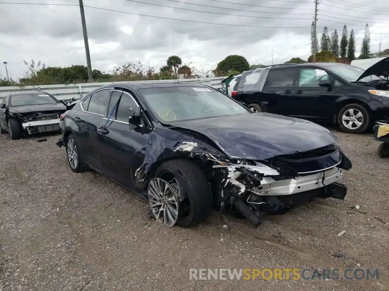 1 Photograph of a damaged car 58ADZ1B12MU095330 LEXUS ES350 2021