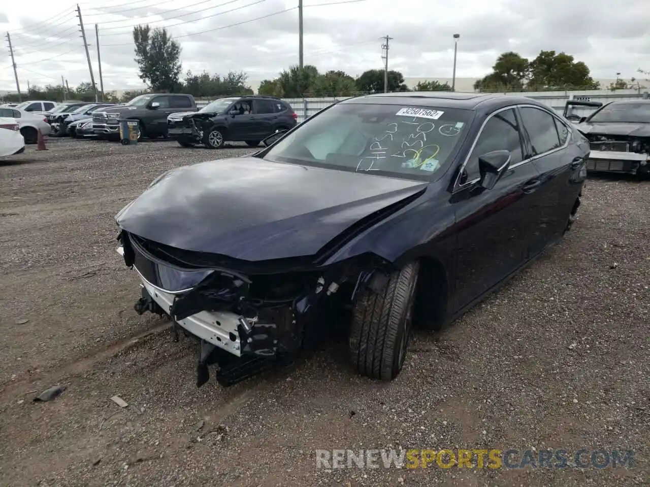 2 Photograph of a damaged car 58ADZ1B12MU095330 LEXUS ES350 2021