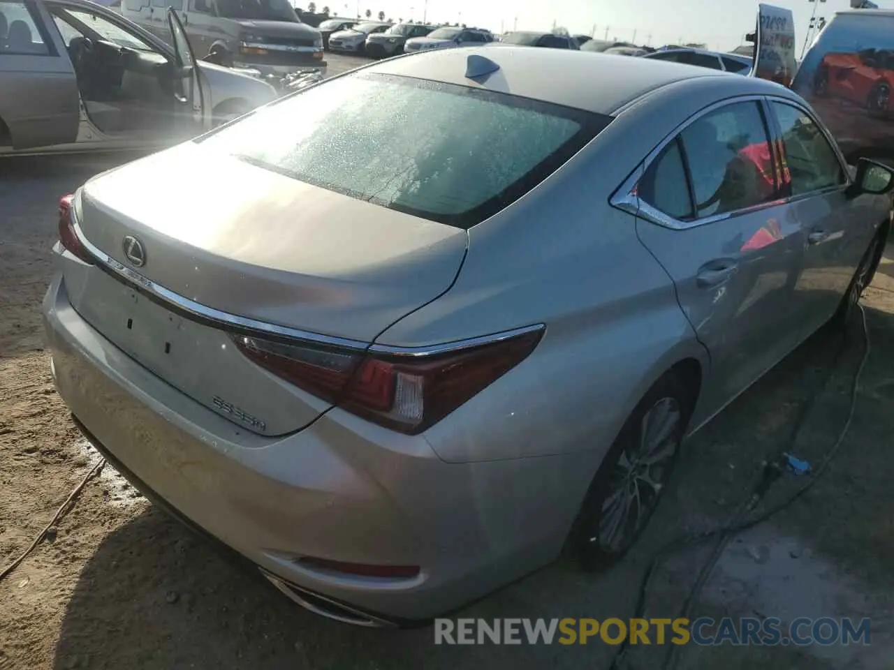 3 Photograph of a damaged car 58ADZ1B12MU108593 LEXUS ES350 2021