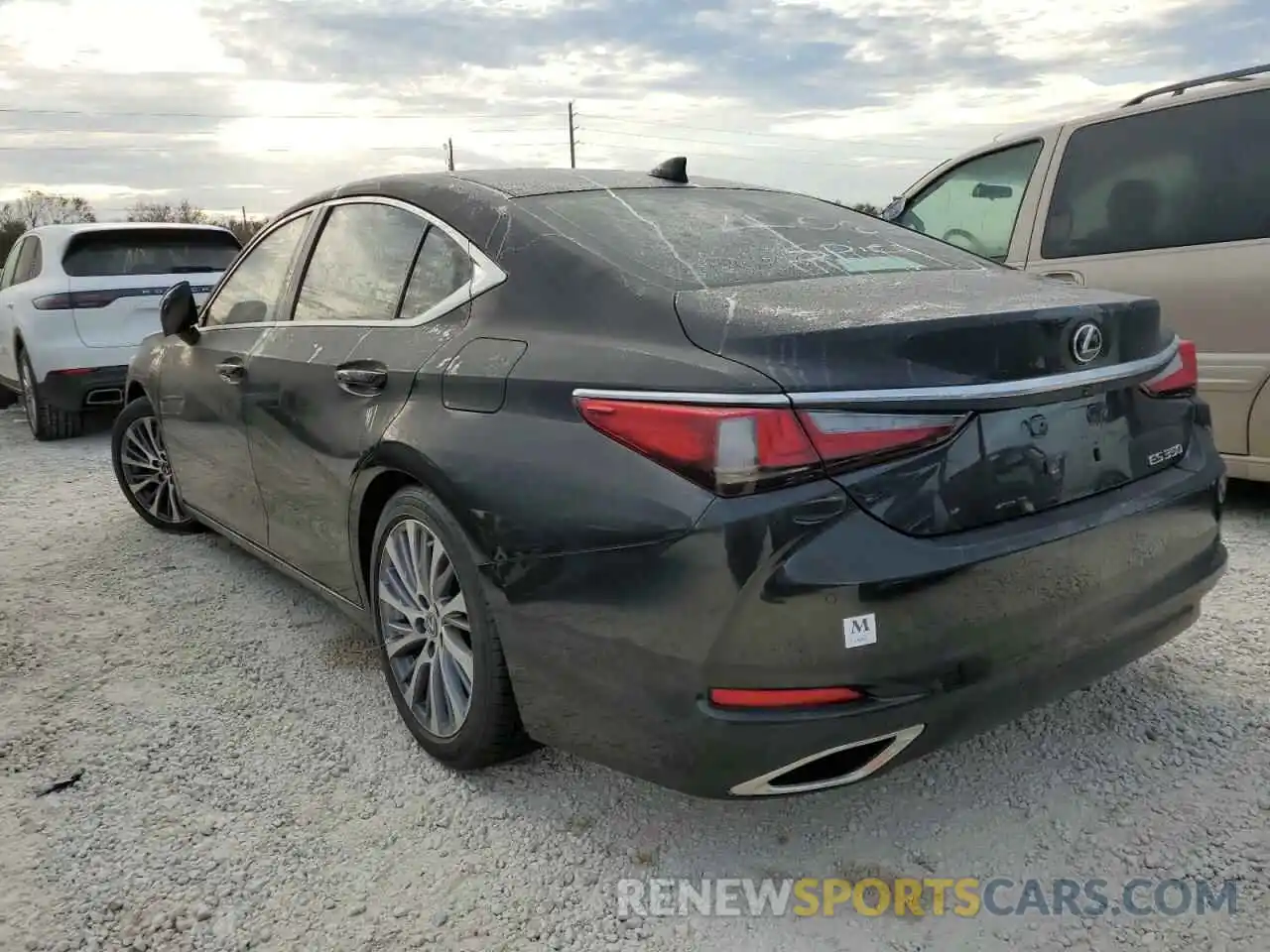 3 Photograph of a damaged car 58ADZ1B13MU084983 LEXUS ES350 2021