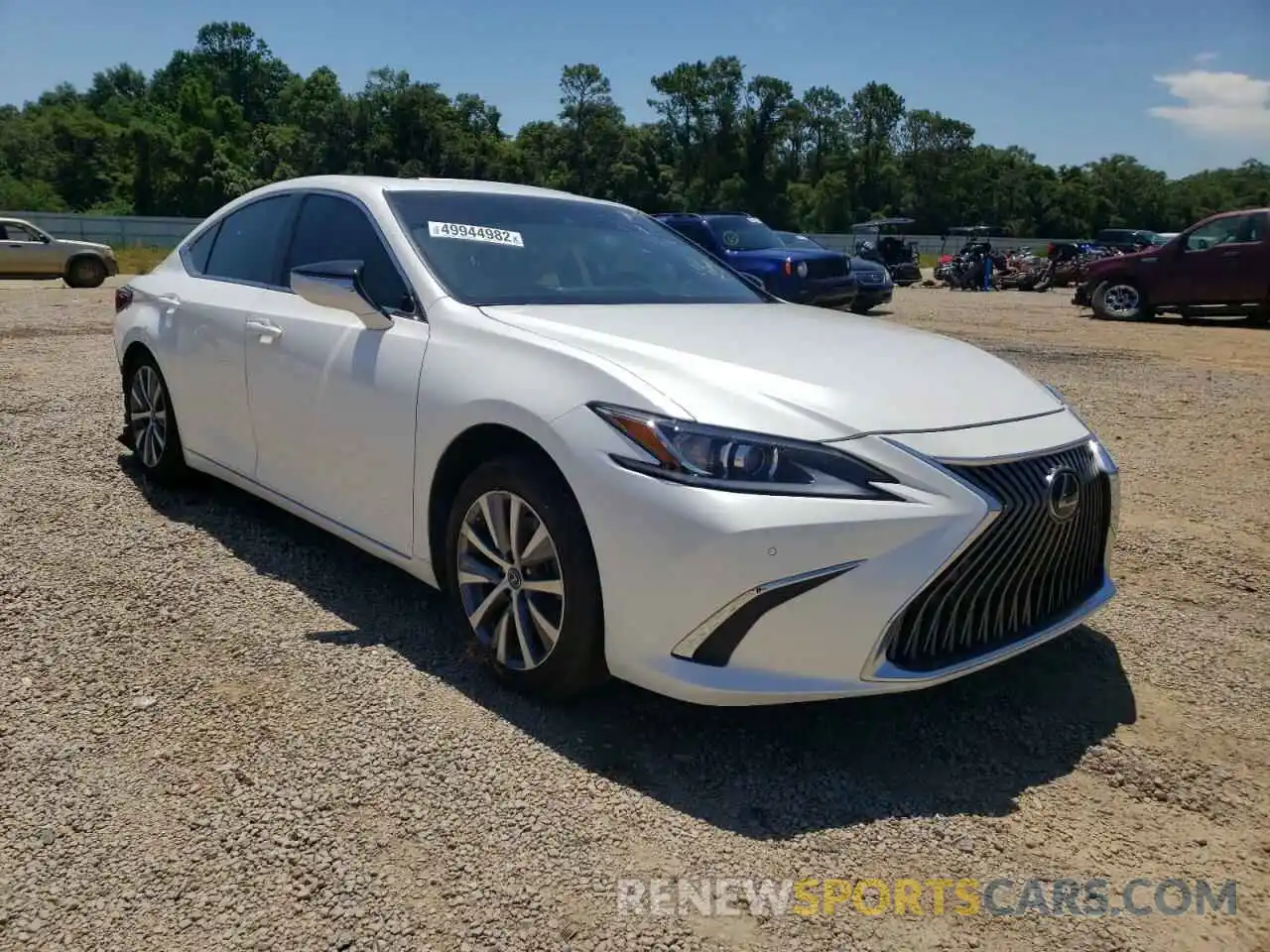 1 Photograph of a damaged car 58ADZ1B13MU093697 LEXUS ES350 2021