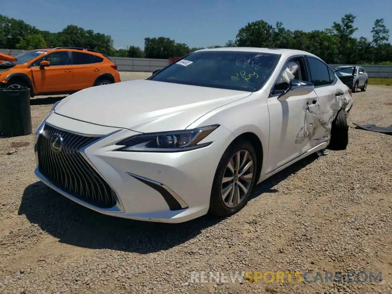 2 Photograph of a damaged car 58ADZ1B13MU093697 LEXUS ES350 2021