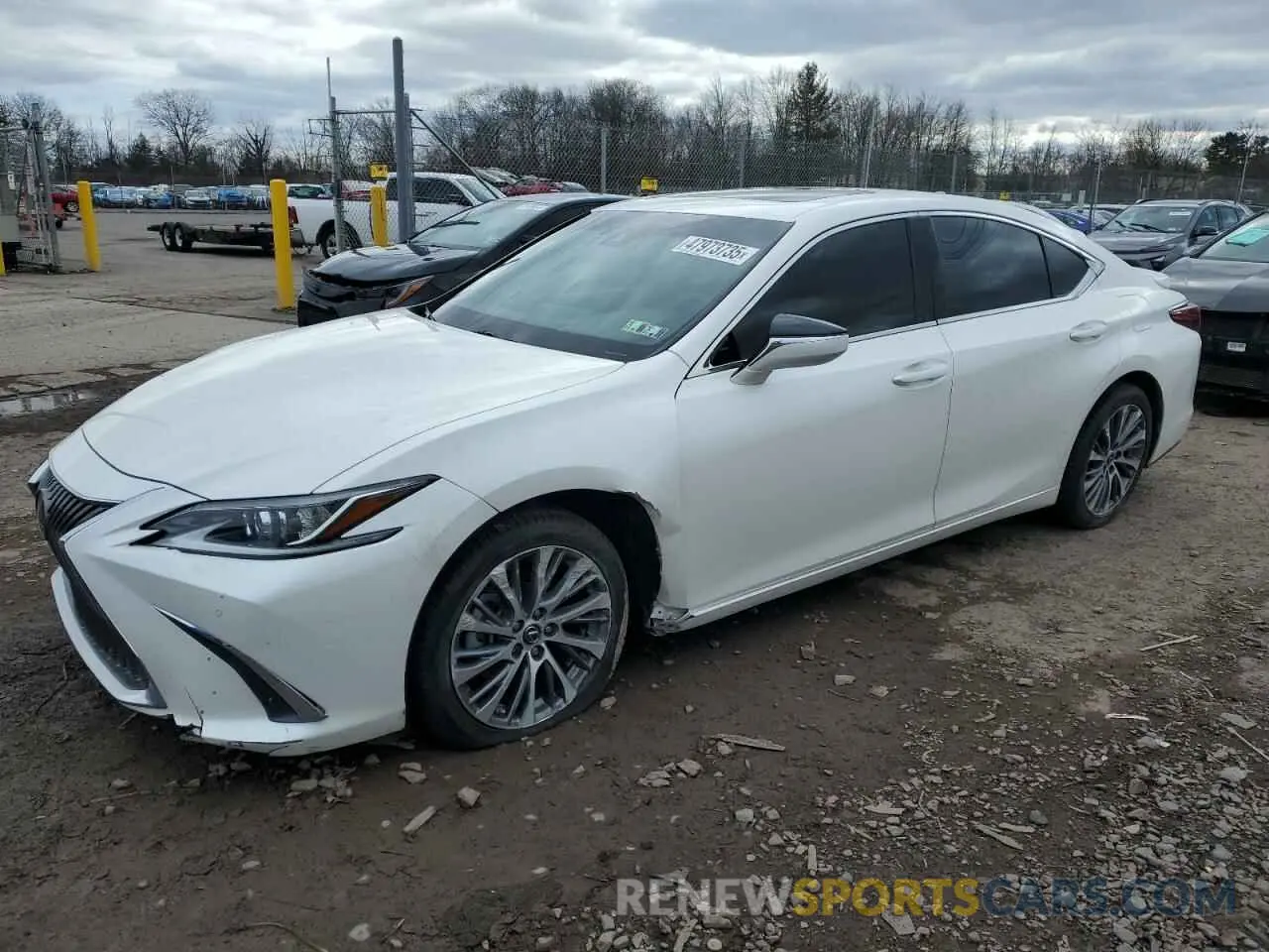 1 Photograph of a damaged car 58ADZ1B13MU103340 LEXUS ES350 2021