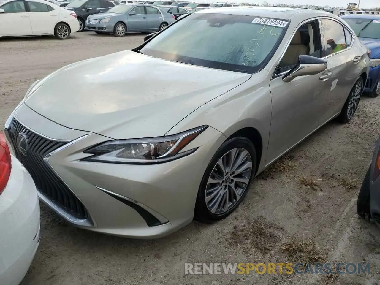 1 Photograph of a damaged car 58ADZ1B13MU103421 LEXUS ES350 2021