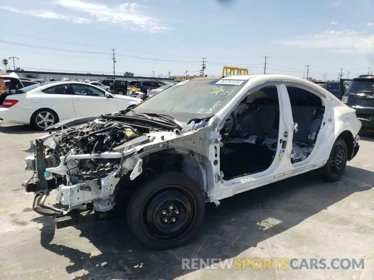 2 Photograph of a damaged car 58ADZ1B13MU105010 LEXUS ES350 2021